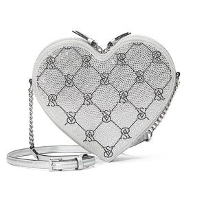 Victoria’s Secret Rhinestone Covered Heart-Shaped Crossbody Purse